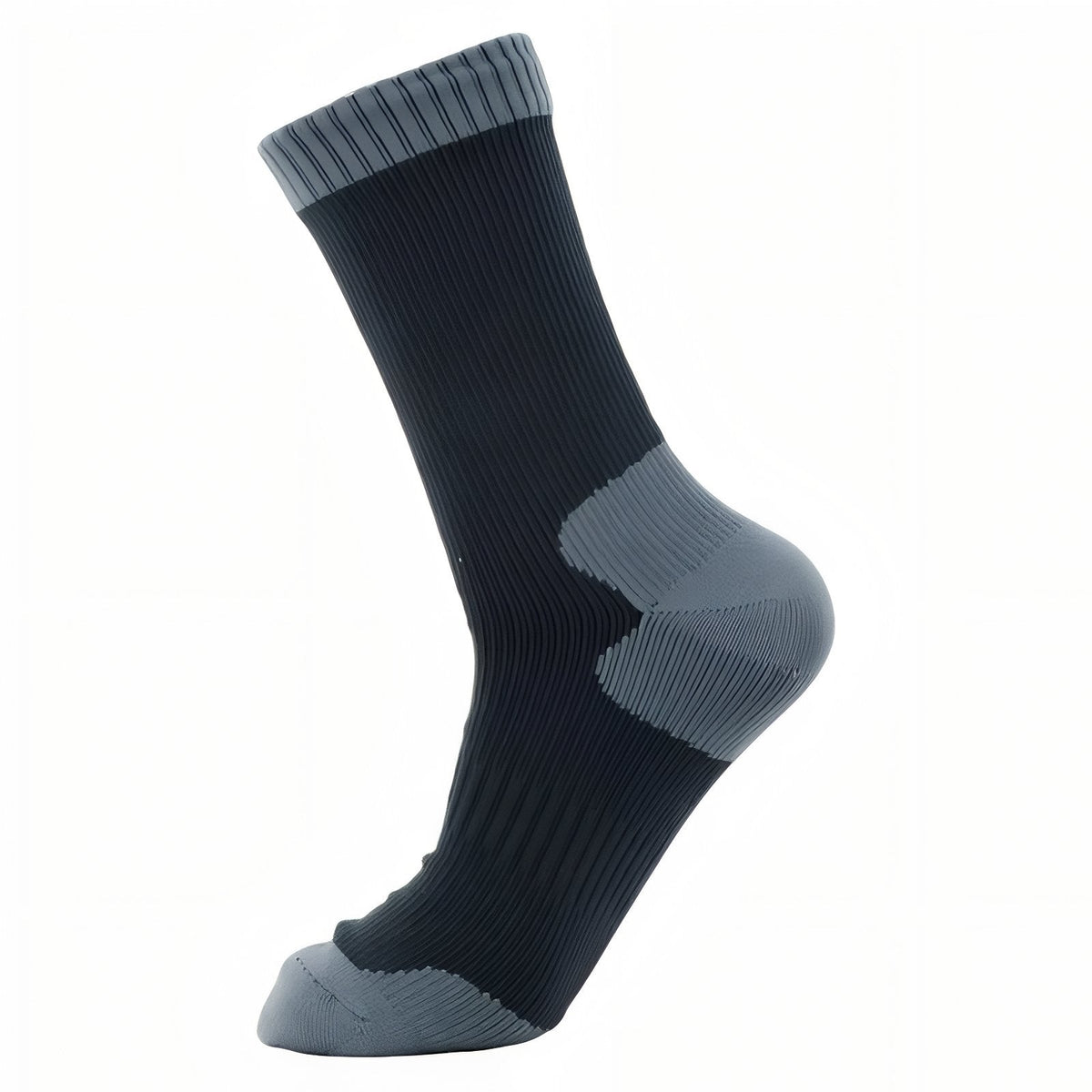 Chaussettes Étanches Randonnée gris foncé et gris clair