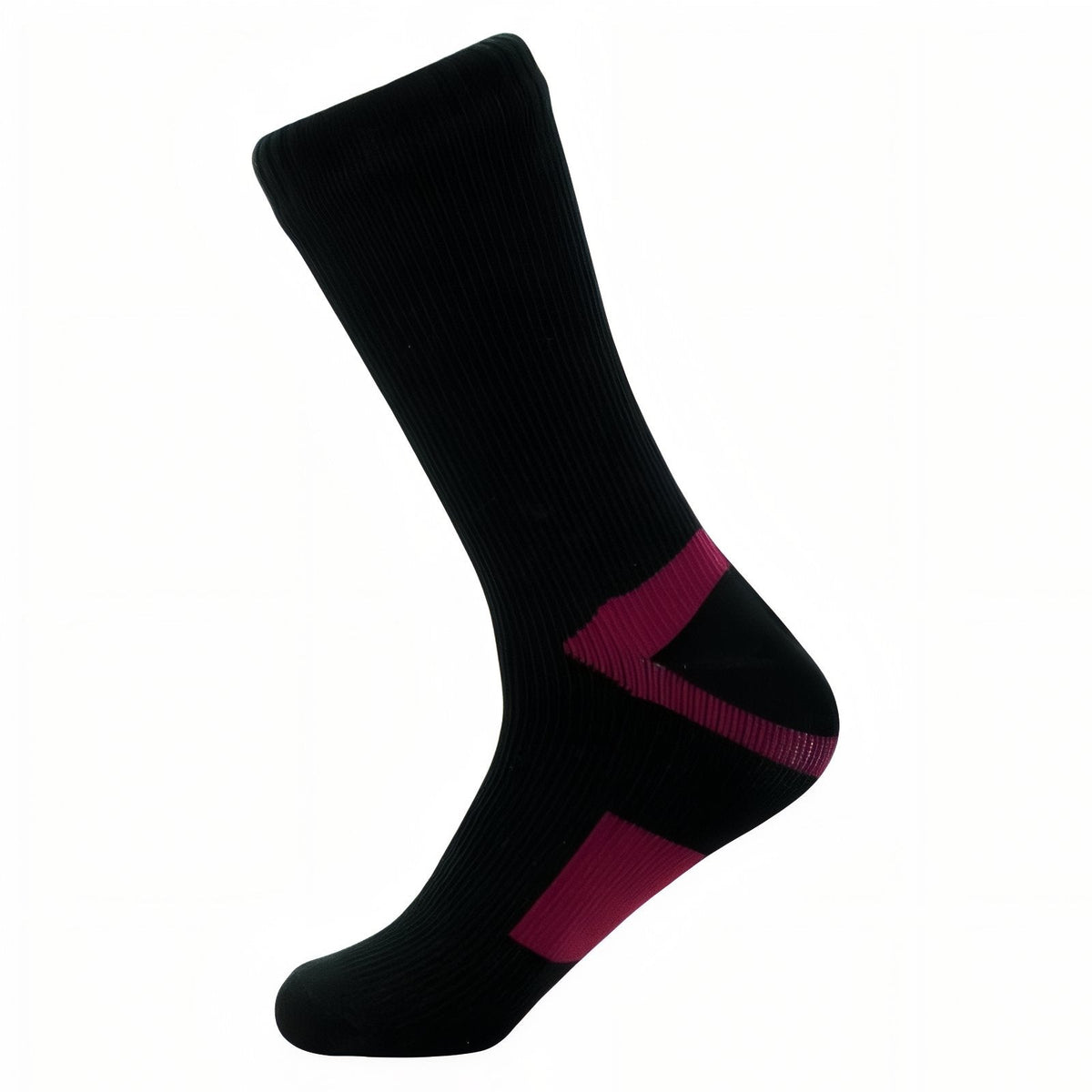 Chaussettes Étanches Randonnée noir et bordeaux