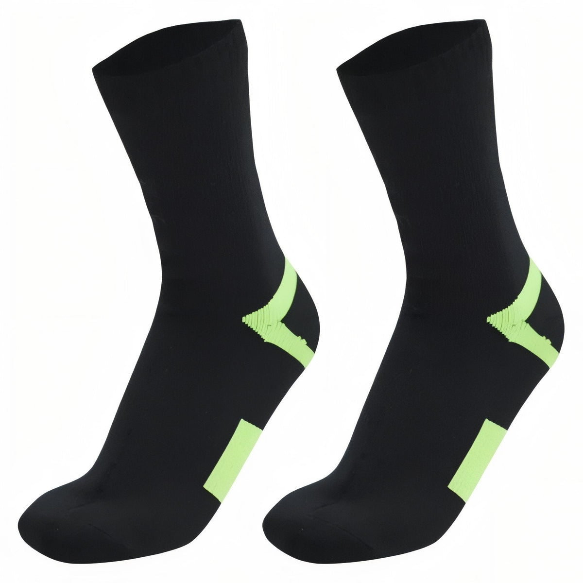 Chaussettes Étanches Randonnée vert fluo