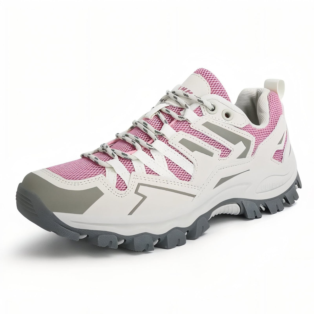 Chaussure Randonnée Femme Basse rose et gris