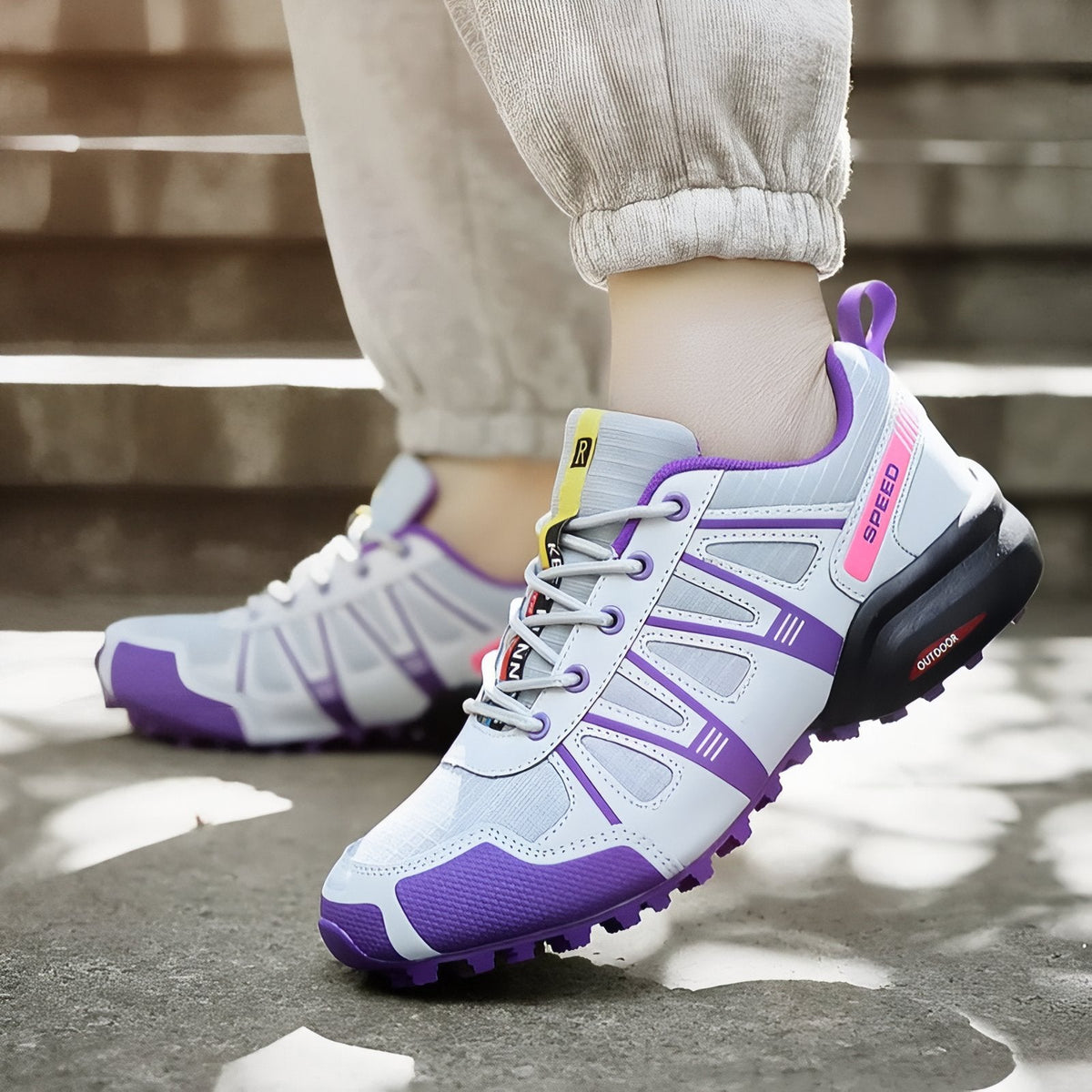 Chaussure Randonnée Femme Légère Violette — photo 2