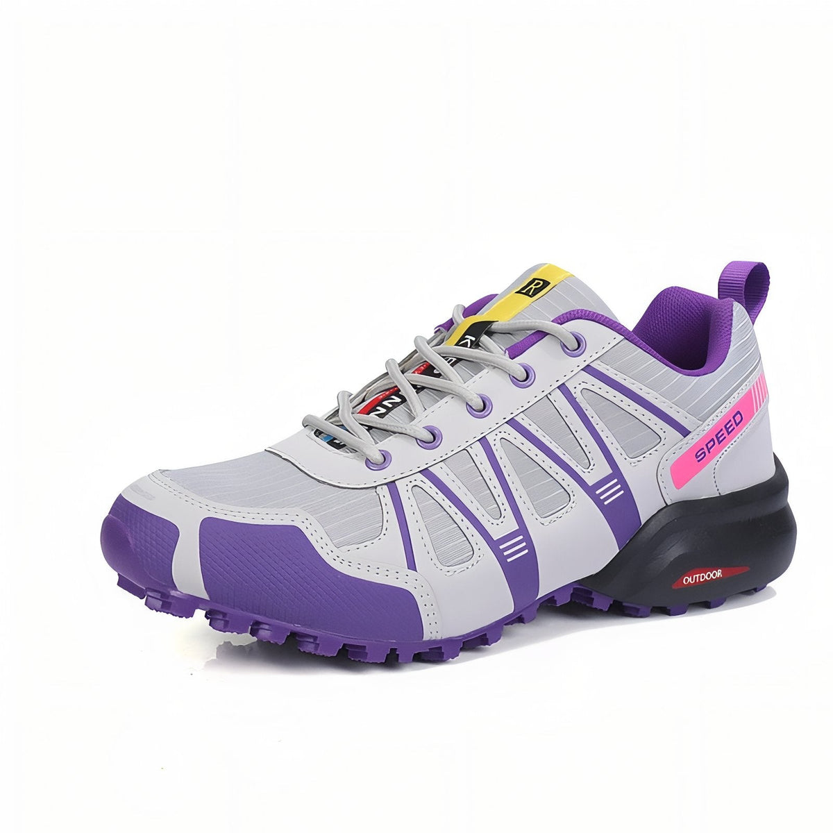 Chaussure Randonnée Femme Légère Violette gris et violet