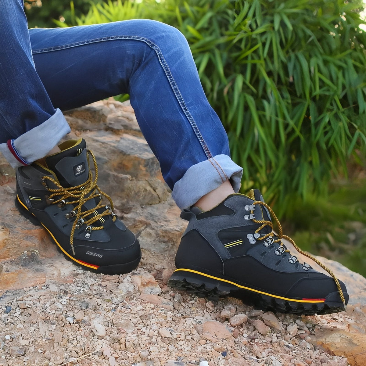 Chaussure Randonnée Montagne Homme Cuir — photo 3