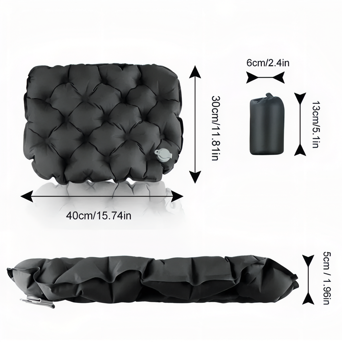 Coussin Assise Gonflable Ultra Léger — photo 3