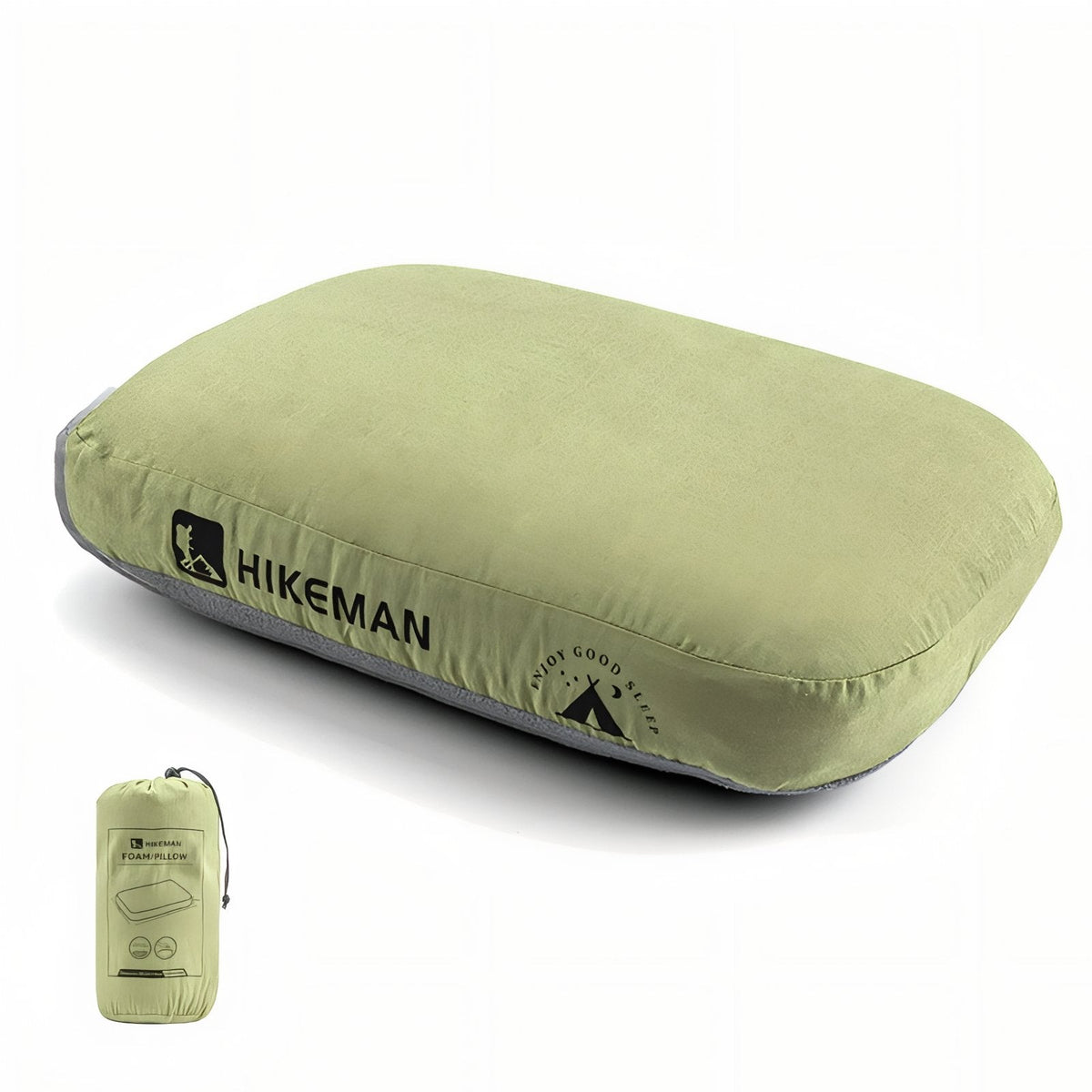 Coussin Ergonomique pour Bivouac vert sauge