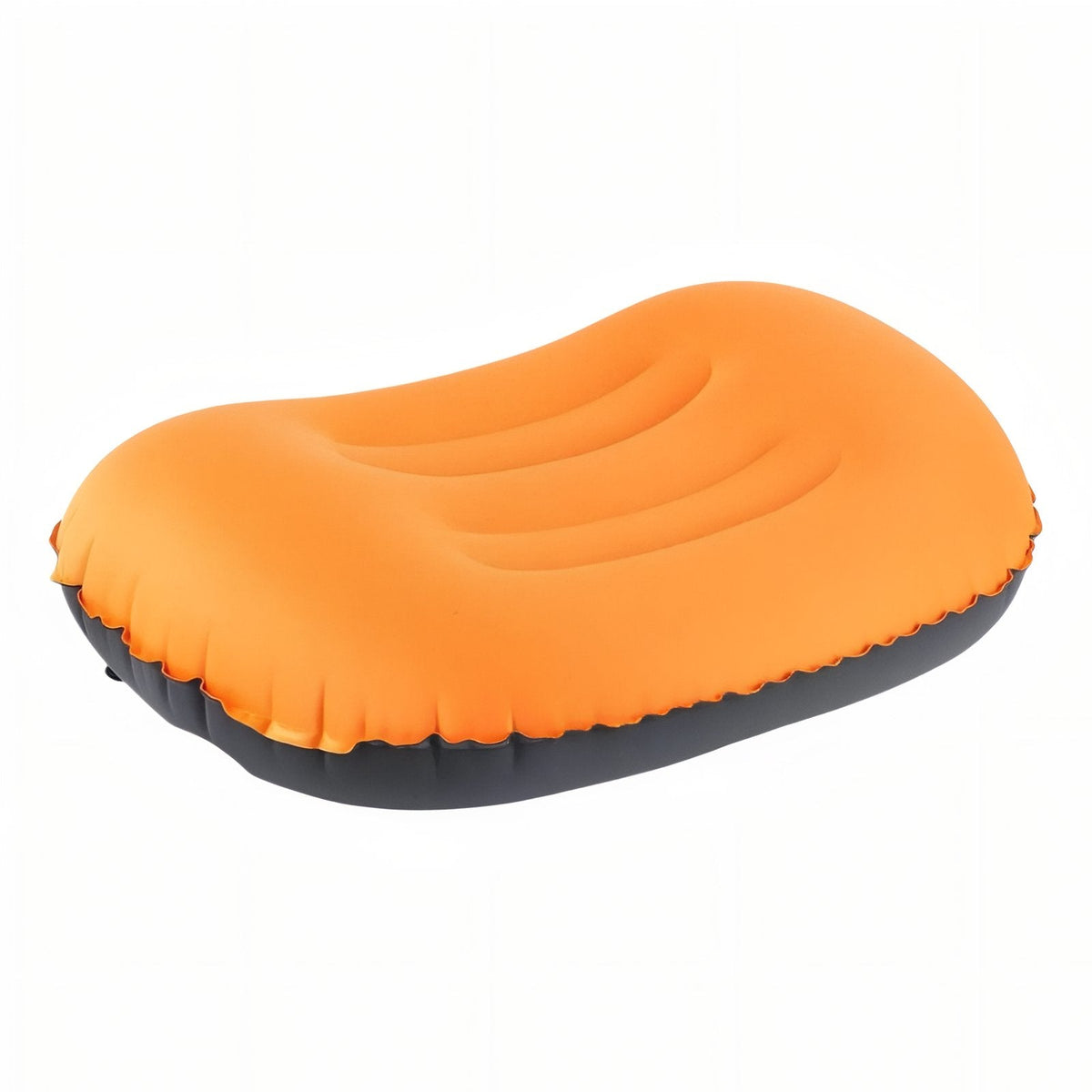 Coussin Gonflable Ultra Léger orange et noir
