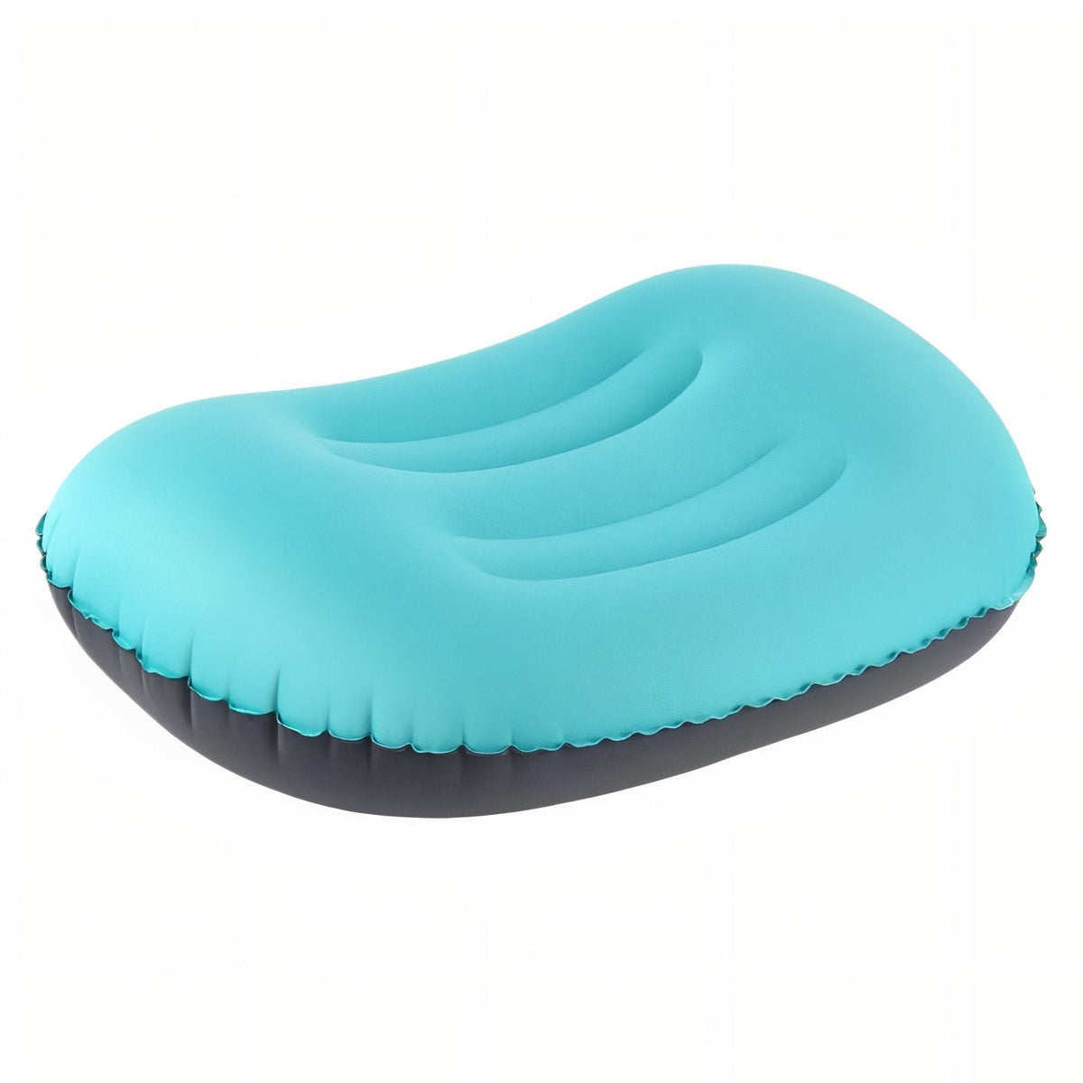 Coussin Gonflable Ultra Léger turquoise et noir