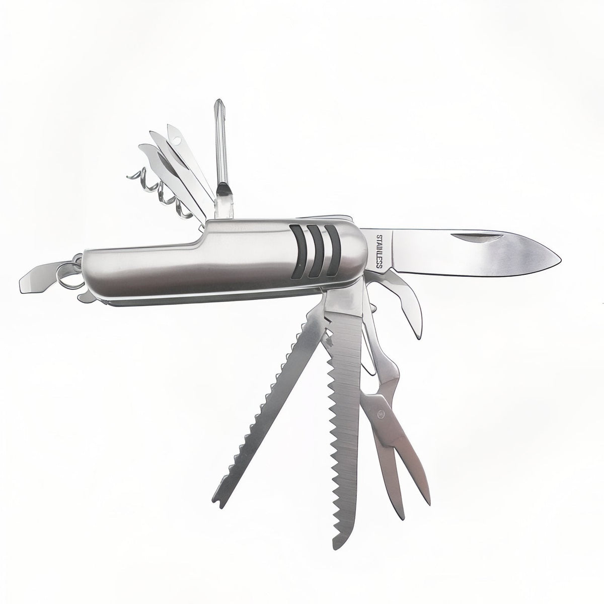 Couteau Suisse En Bois gris