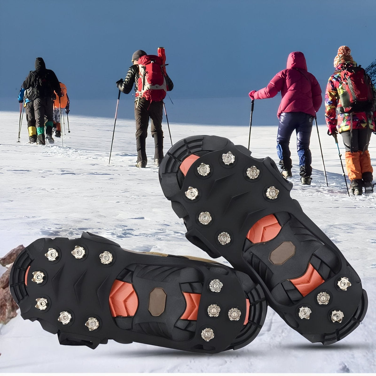 Crampons Anti-Glisse Randonnée 11 Dents — photo 6