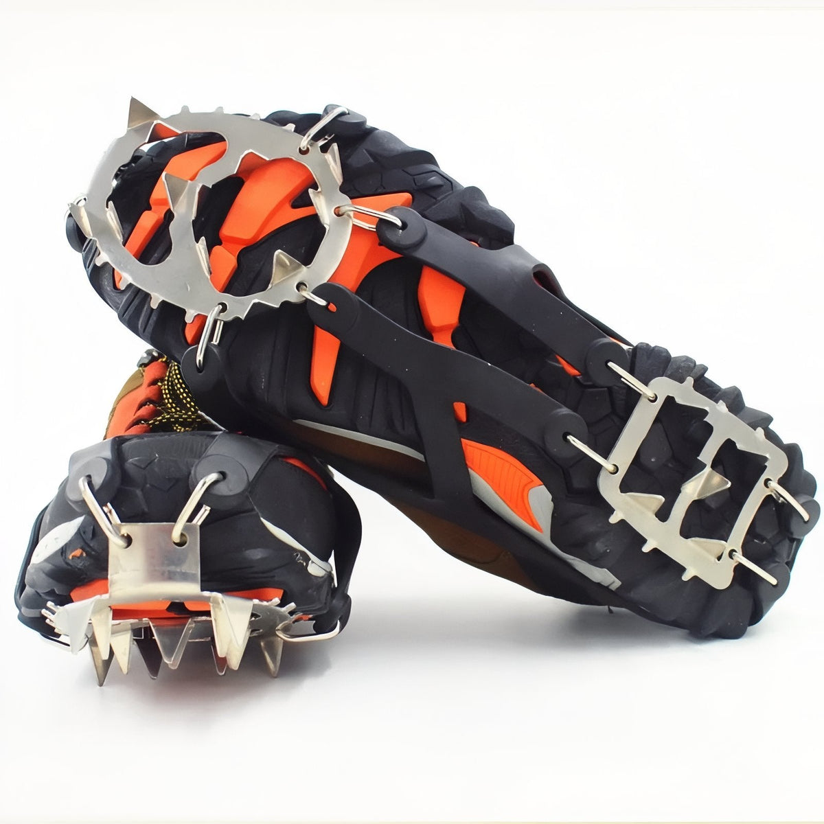 Crampons Randonnée Neige 18 Dents noir