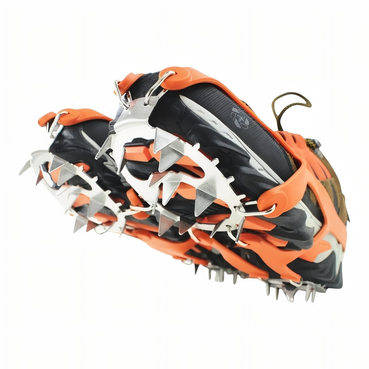 Crampons Randonnée Neige 18 Dents orange