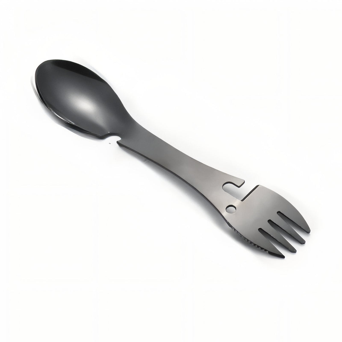 Cuillère Fourchette Randonnée  5 En 1 noir