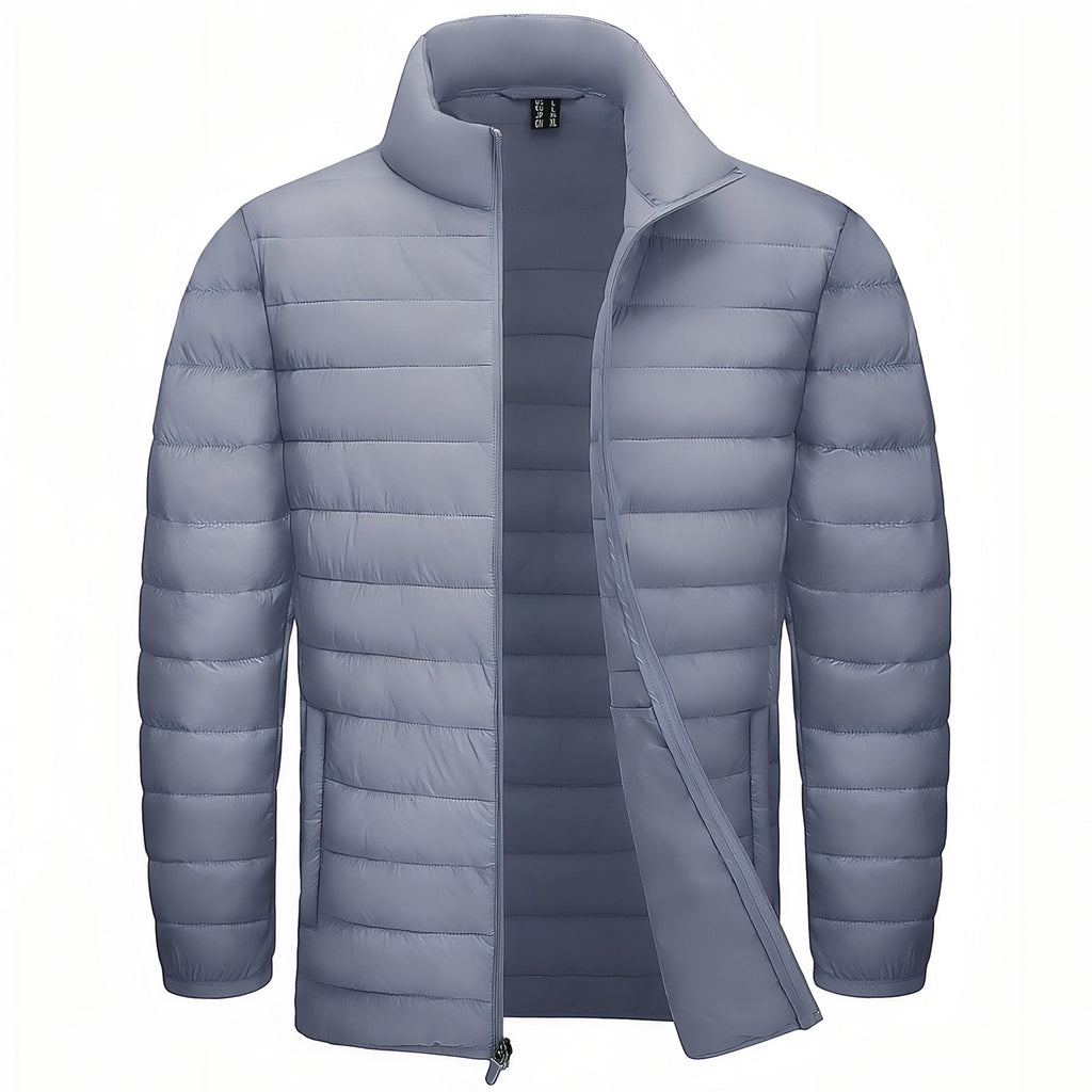 Doudoune Légère Homme Randonnée gris