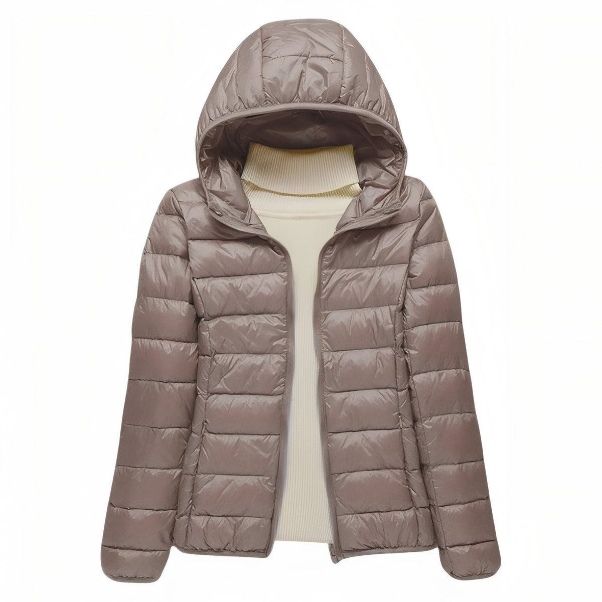 Doudoune Randonnée Compressible Femme beige