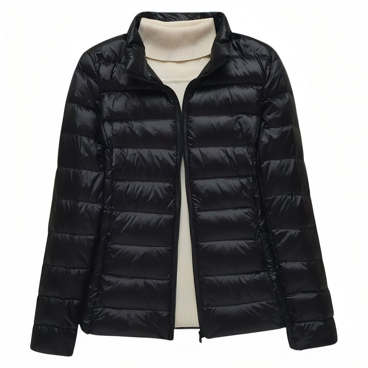 Doudoune Randonnée Compressible Femme noir (sans capuche)