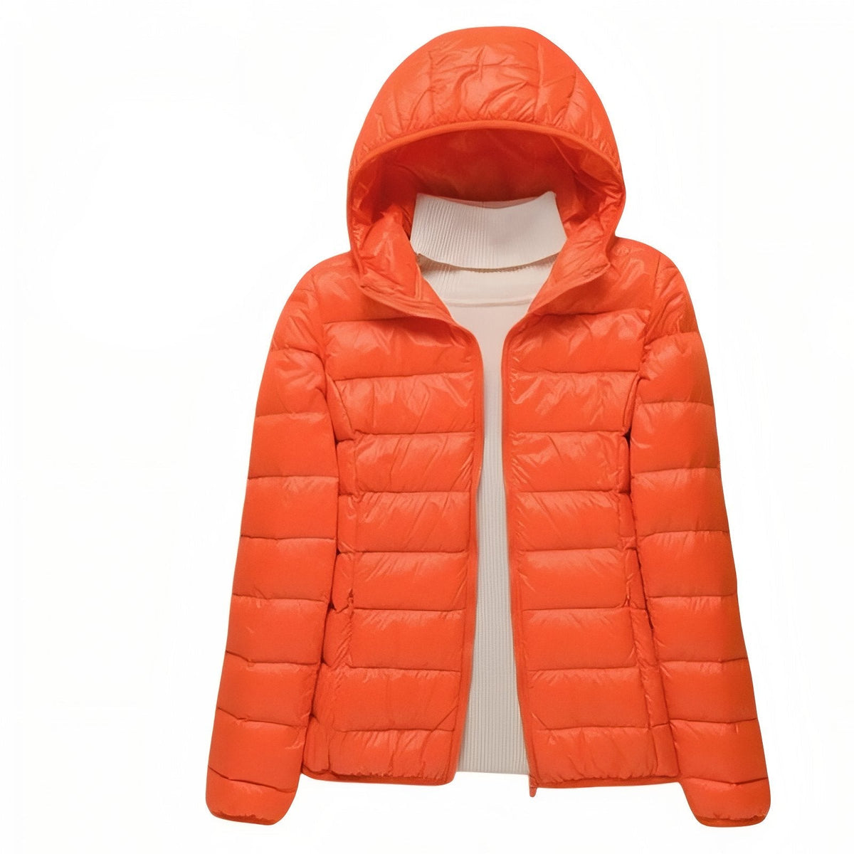 Doudoune Randonnée Compressible Femme orange