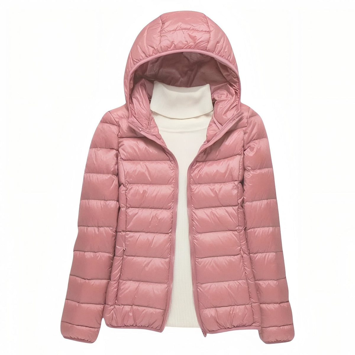 Doudoune Randonnée Compressible Femme rose poudré