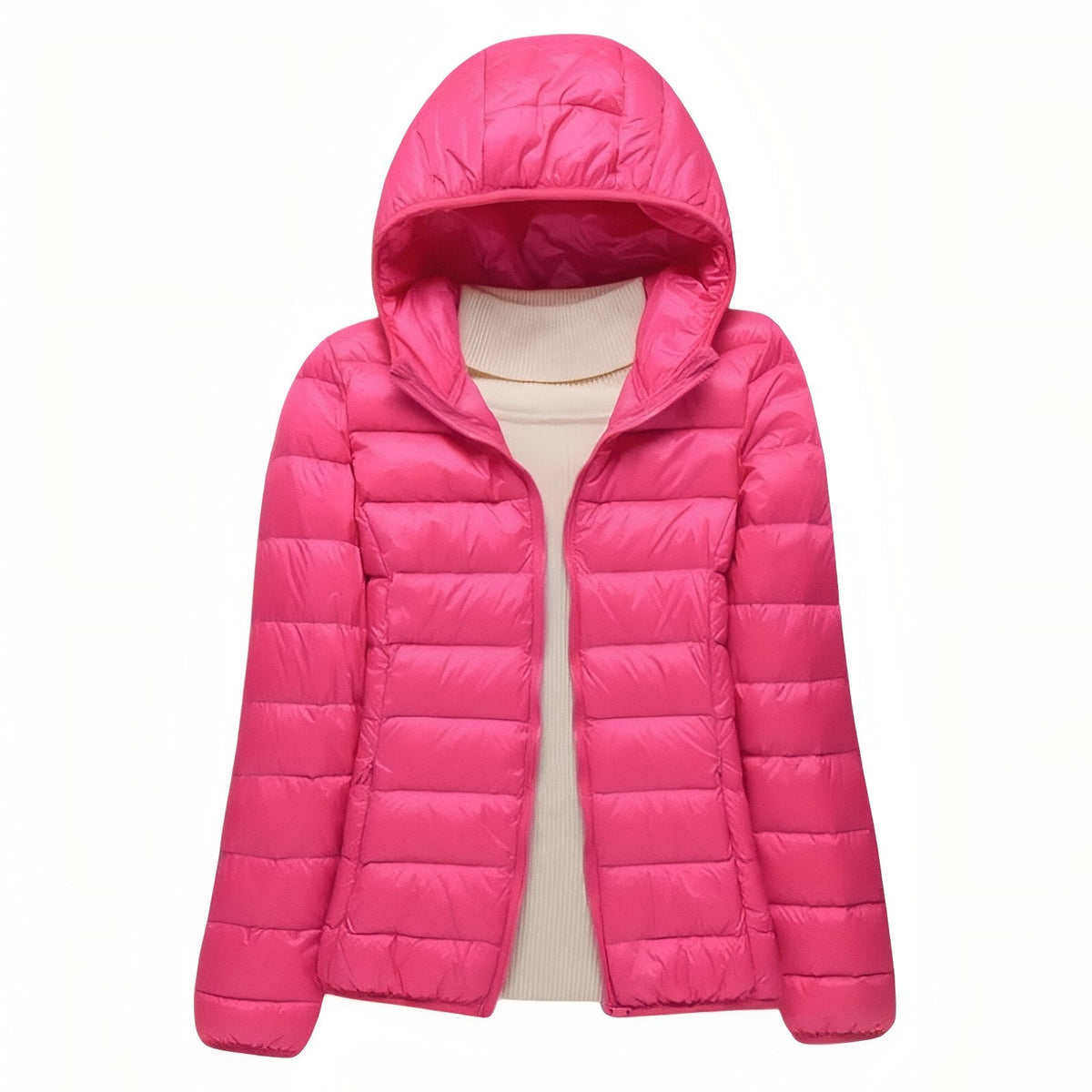 Doudoune Randonnée Compressible Femme rose