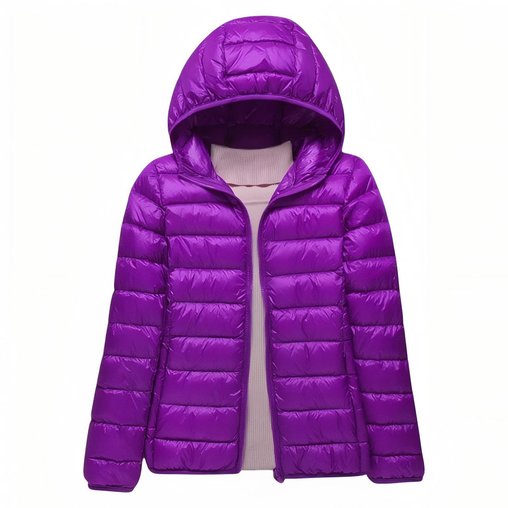 Doudoune Randonnée Compressible Femme violet
