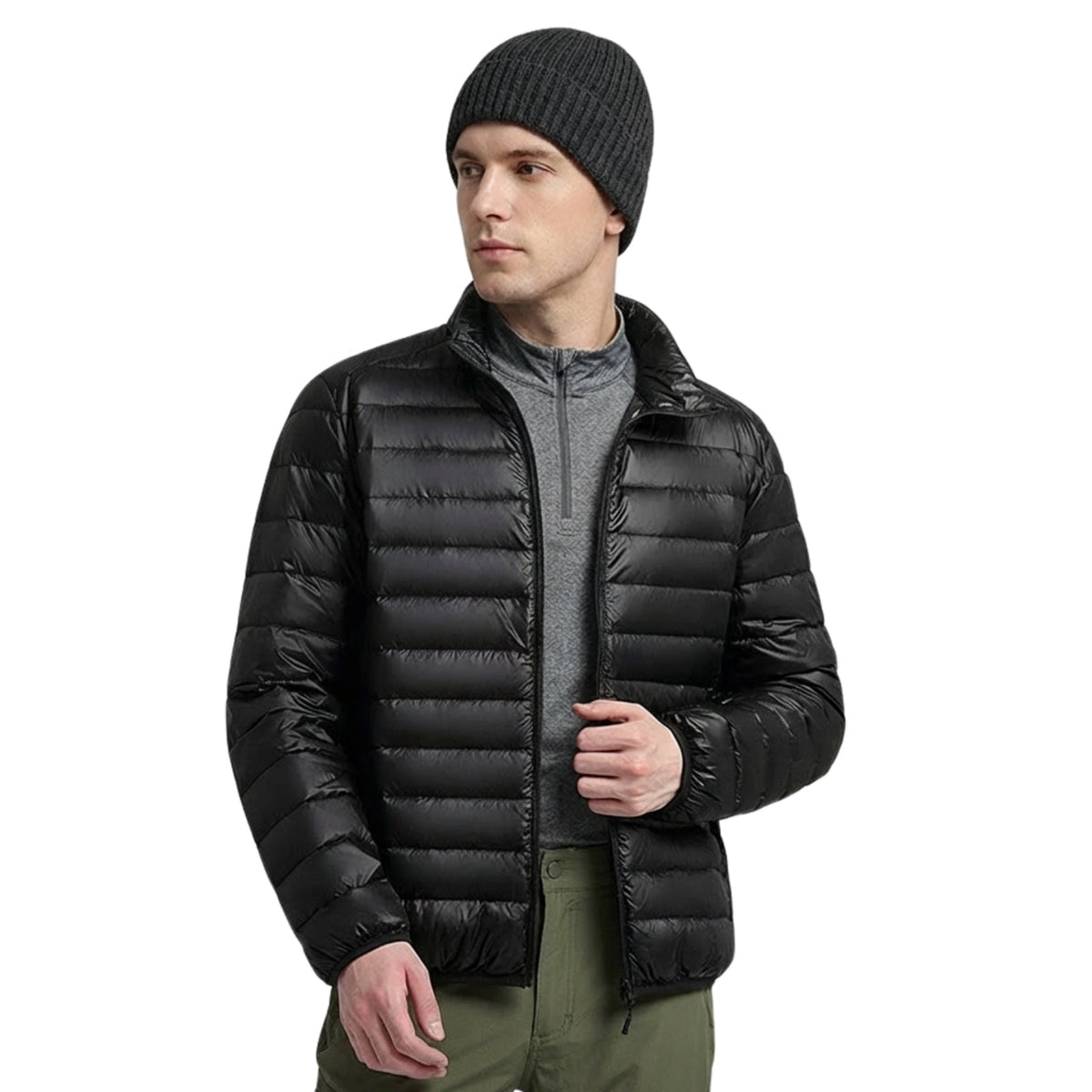 Doudoune Randonnée Compressible Homme noir