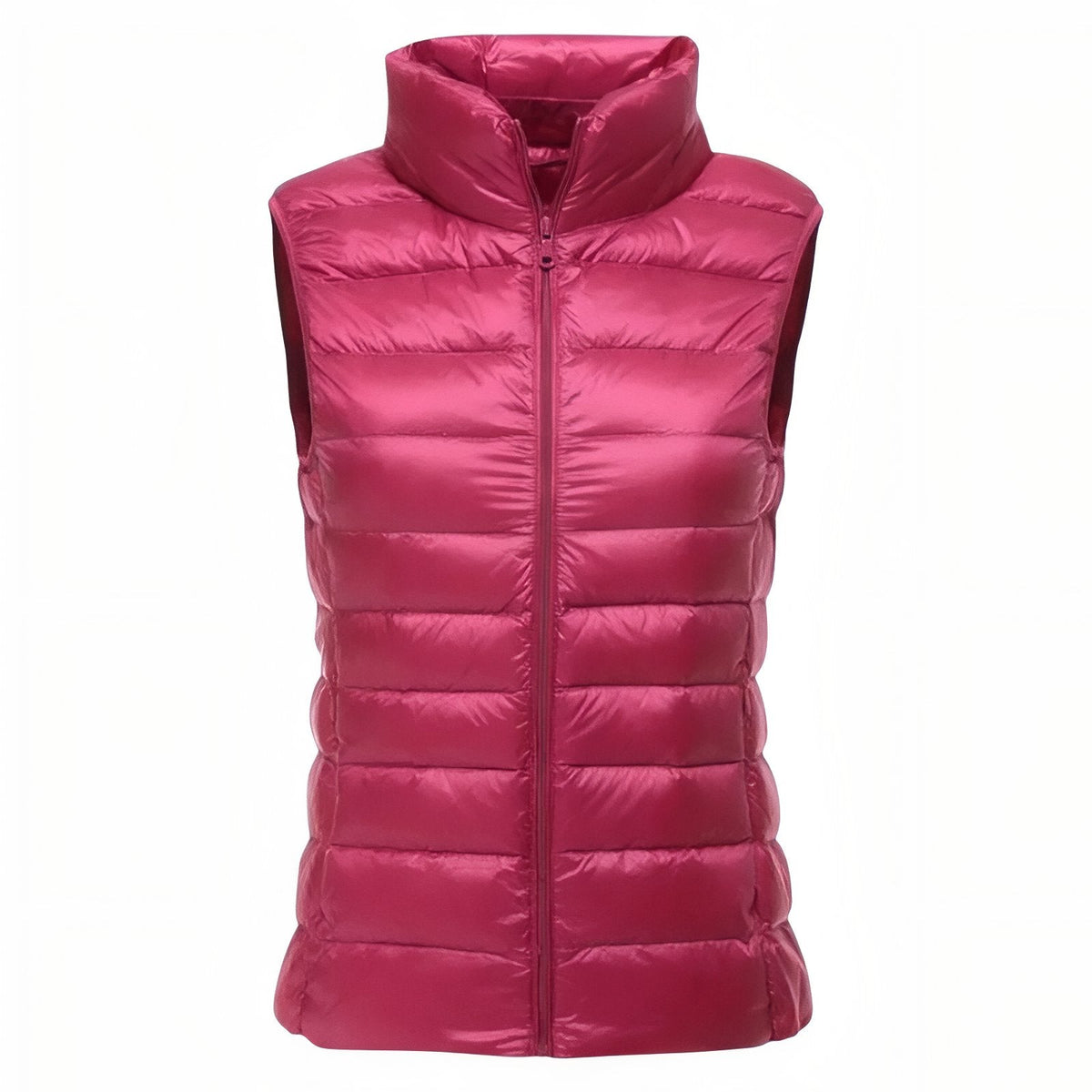 Doudoune Sans Manche Randonnée Femme fuchsia