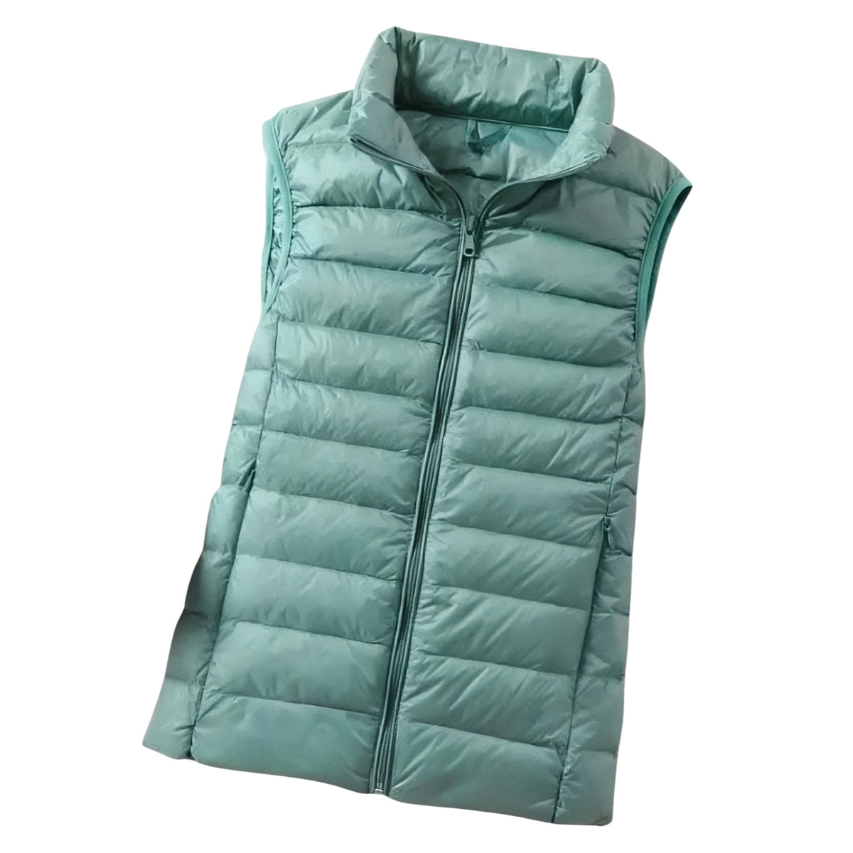 Doudoune Sans Manche Randonnée Femme vert