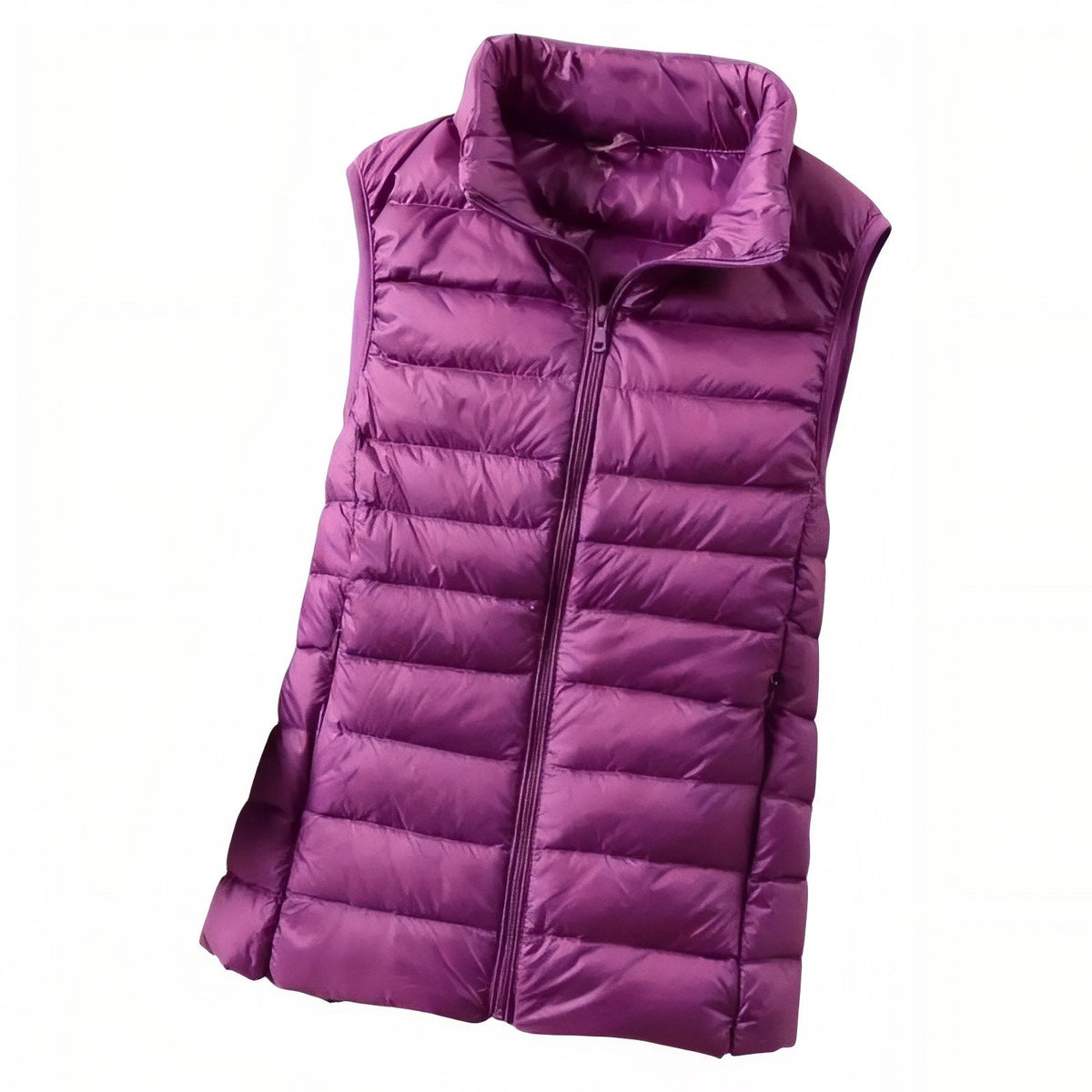 Doudoune Sans Manche Randonnée Femme violet