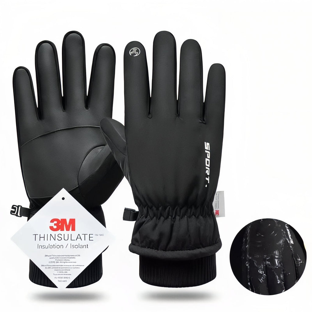 Gants Randonnée Grand Froid noir