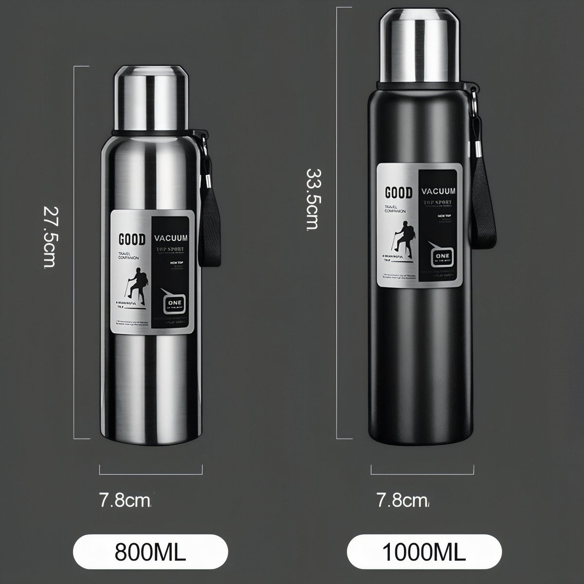 Gourde Inox 1 Litre — photo 3