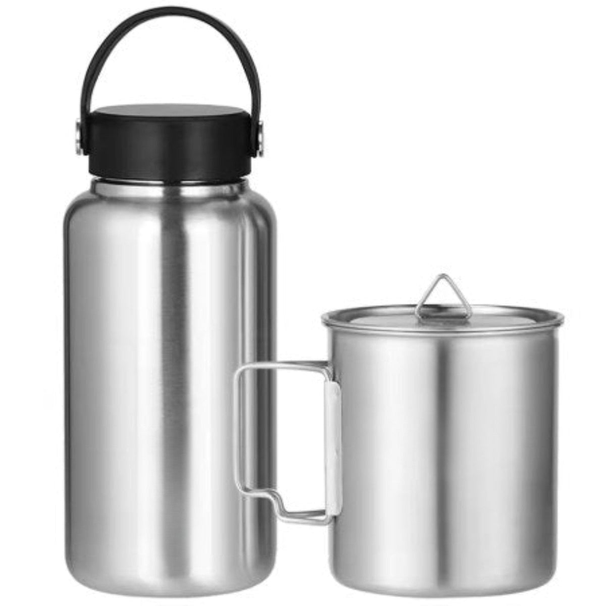 Gourde Inox Avec Tasse Intégrée gourde et tasse 1