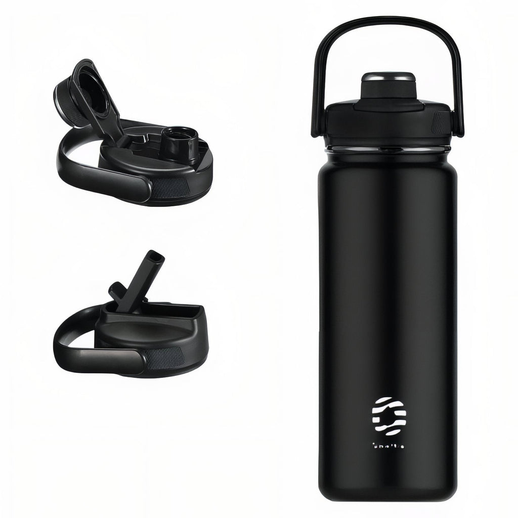 Gourde Inox Randonnée noir mat