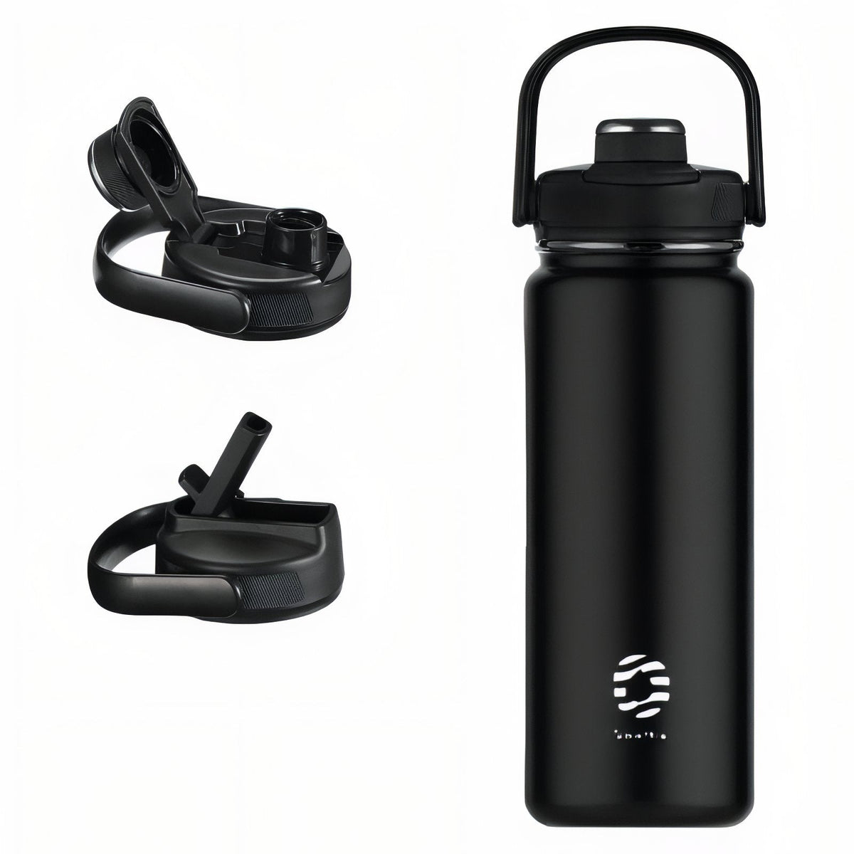 Gourde Inox Randonnée noir mat