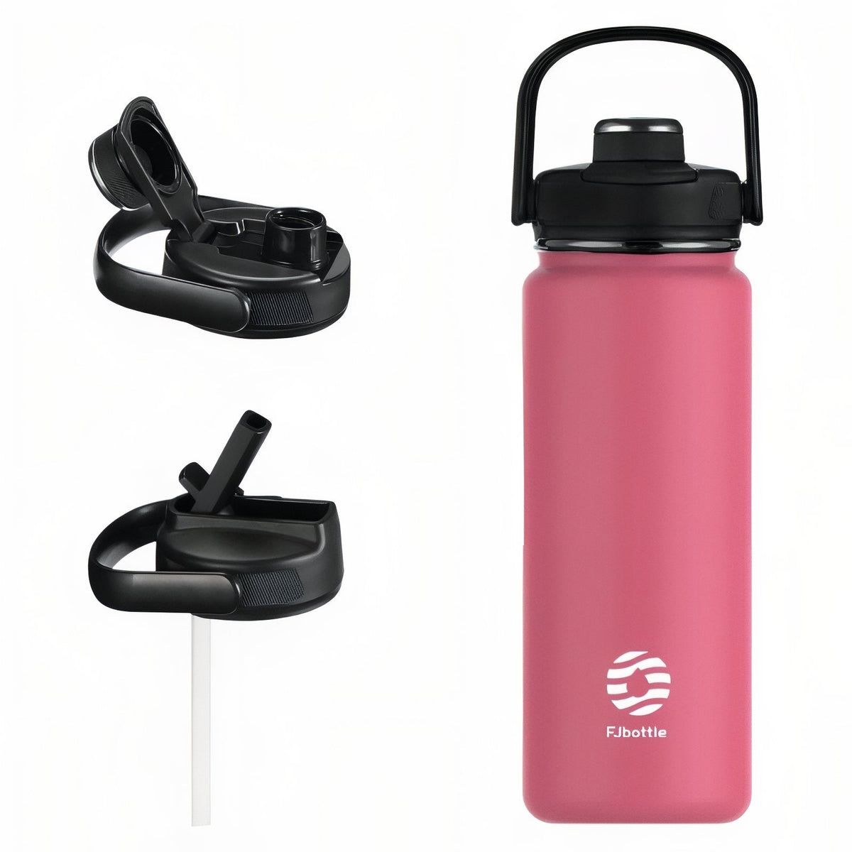 Gourde Inox Randonnée rose poudré
