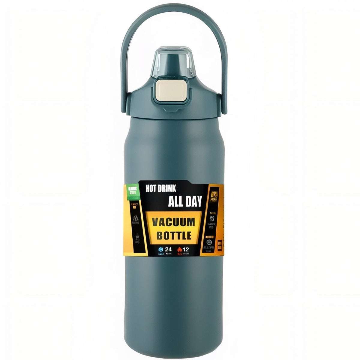 Gourde Isotherme Avec Bec Verseur gris foncé