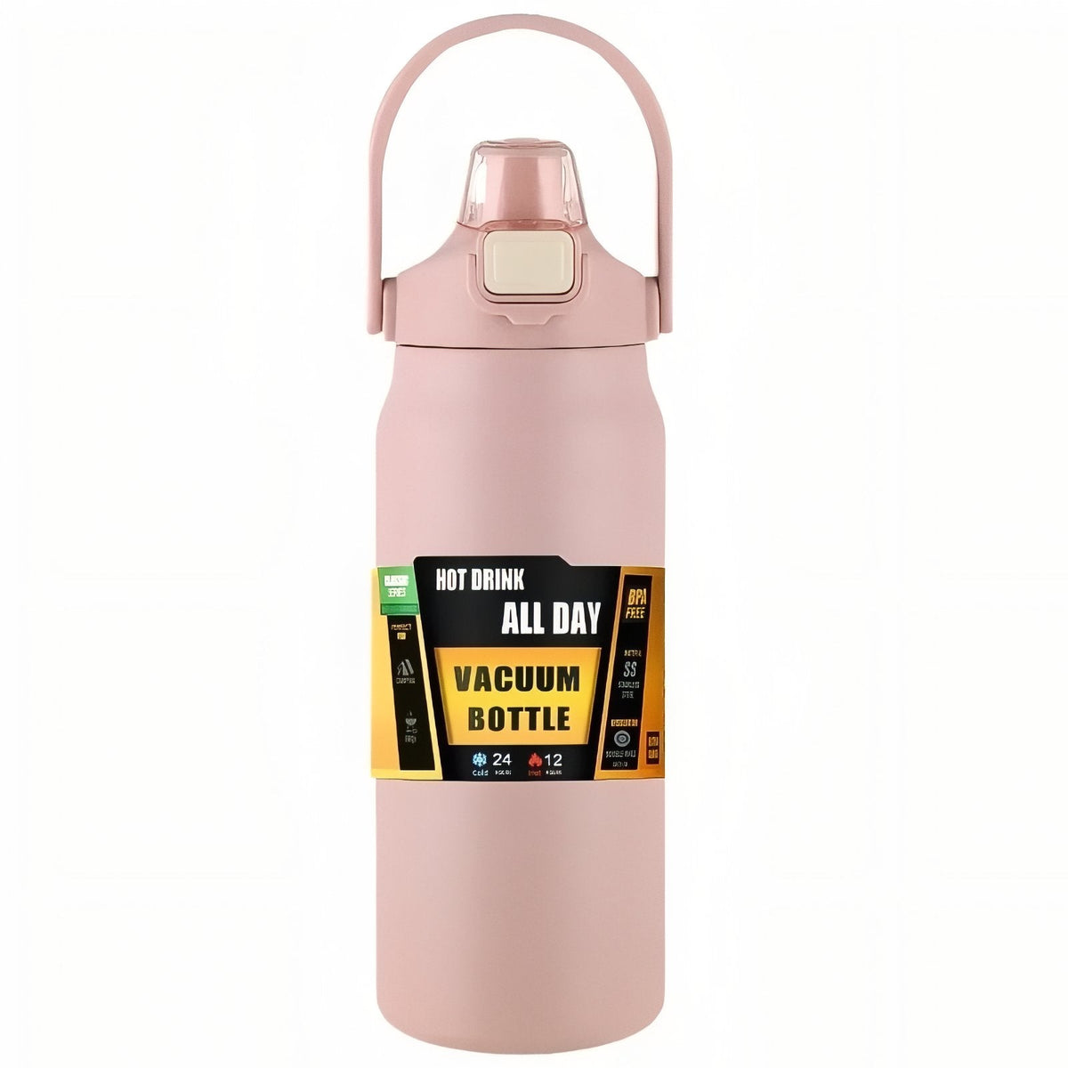 Gourde Isotherme Avec Bec Verseur rose poudré