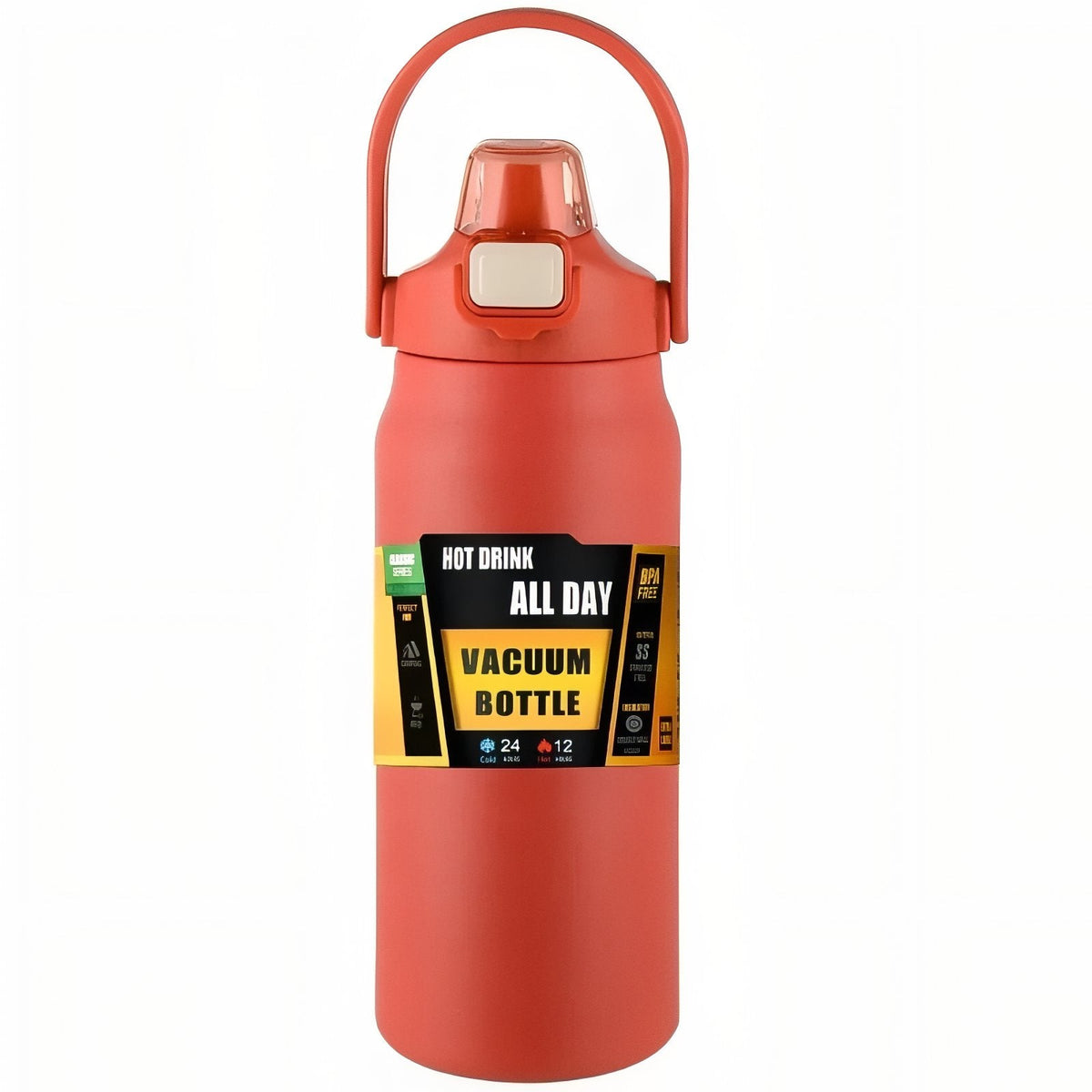 Gourde Isotherme Avec Bec Verseur rouge brillant