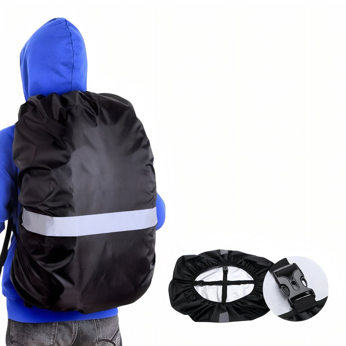 Housse Anti-Pluie Pour Sac de Randonnée 20-60L — photo 2