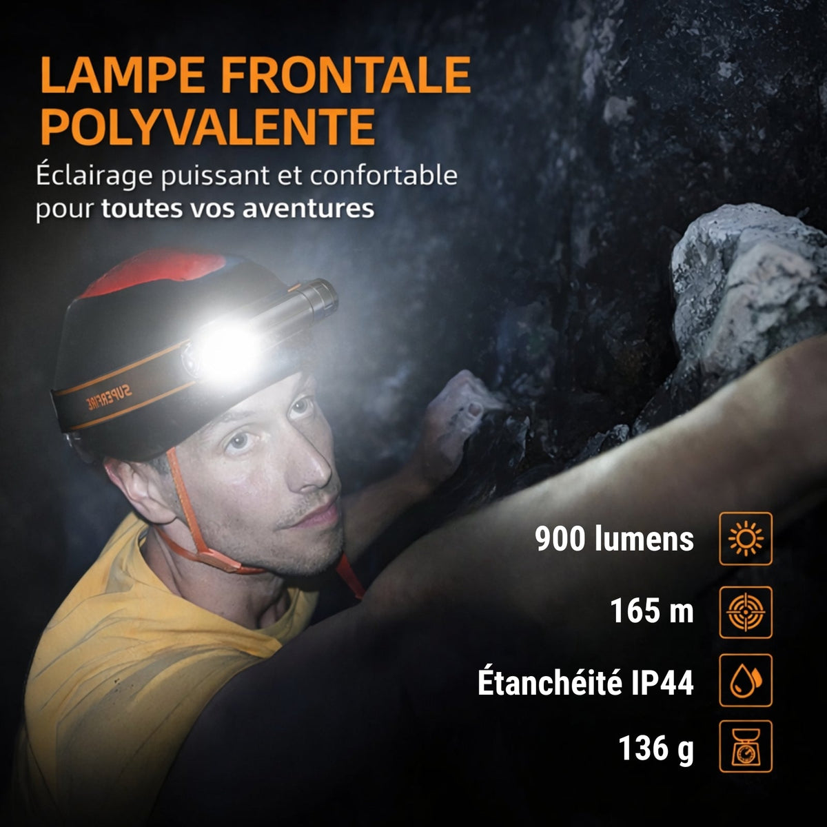 Lampe De Poche Frontale — photo 3