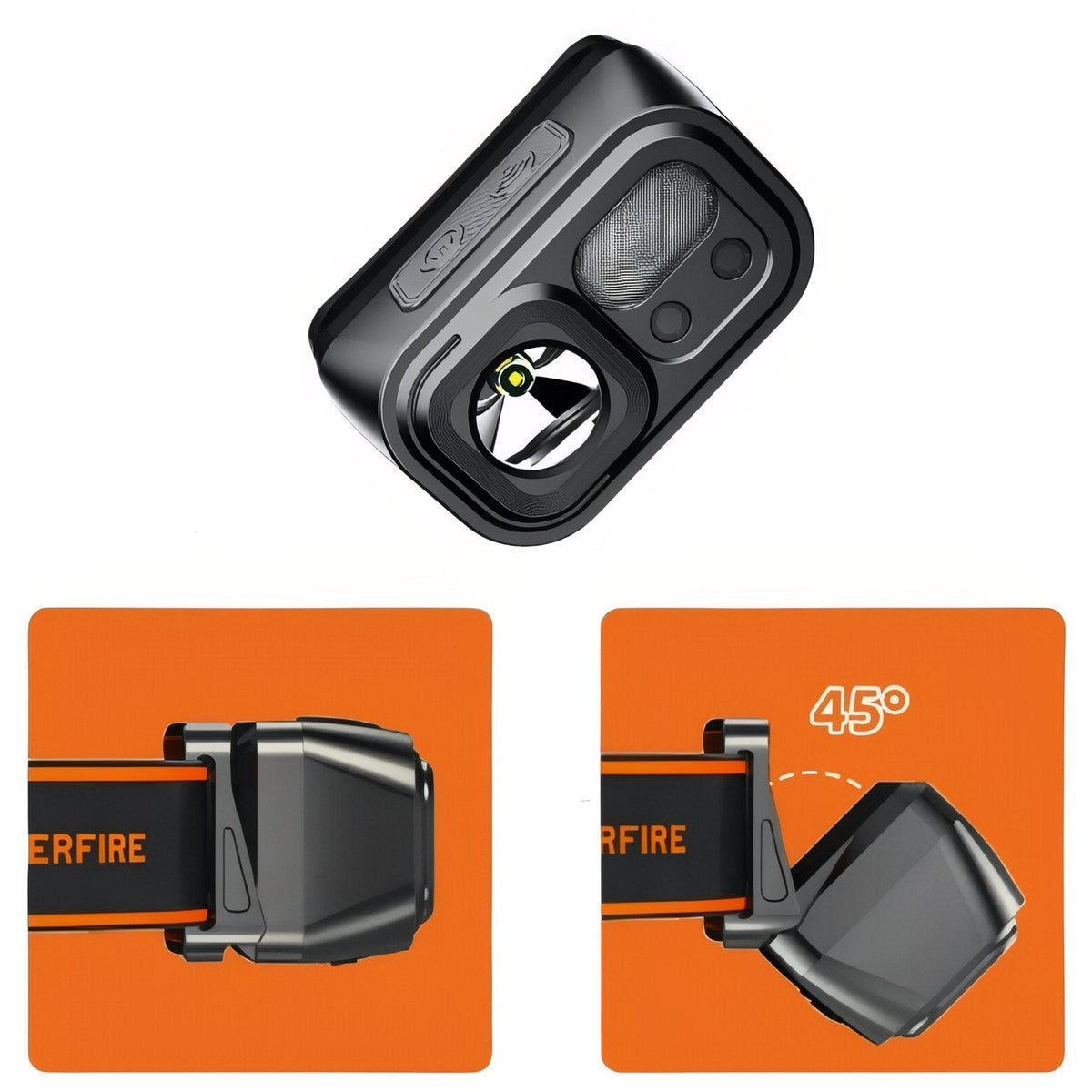Lampe Frontale 9 Modes Rechargeable — photo 4