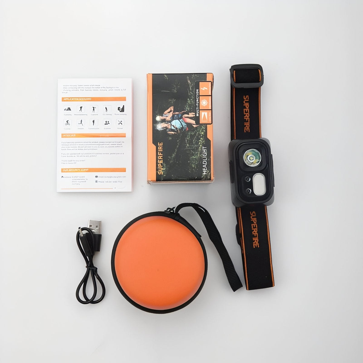 Lampe Frontale 9 Modes Rechargeable — photo 9