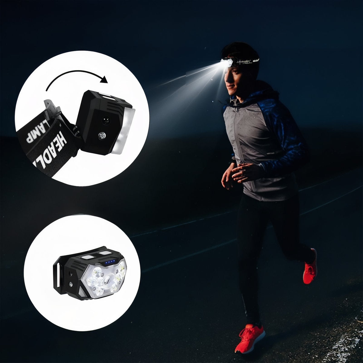 Lampe Frontale LED Puissante — photo 2