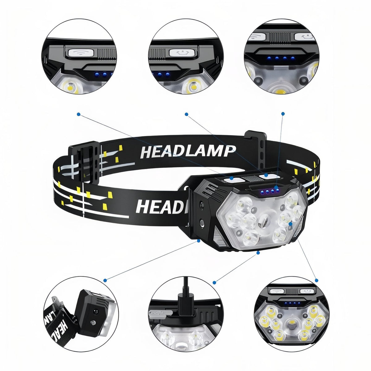 Lampe Frontale LED Puissante — photo 3