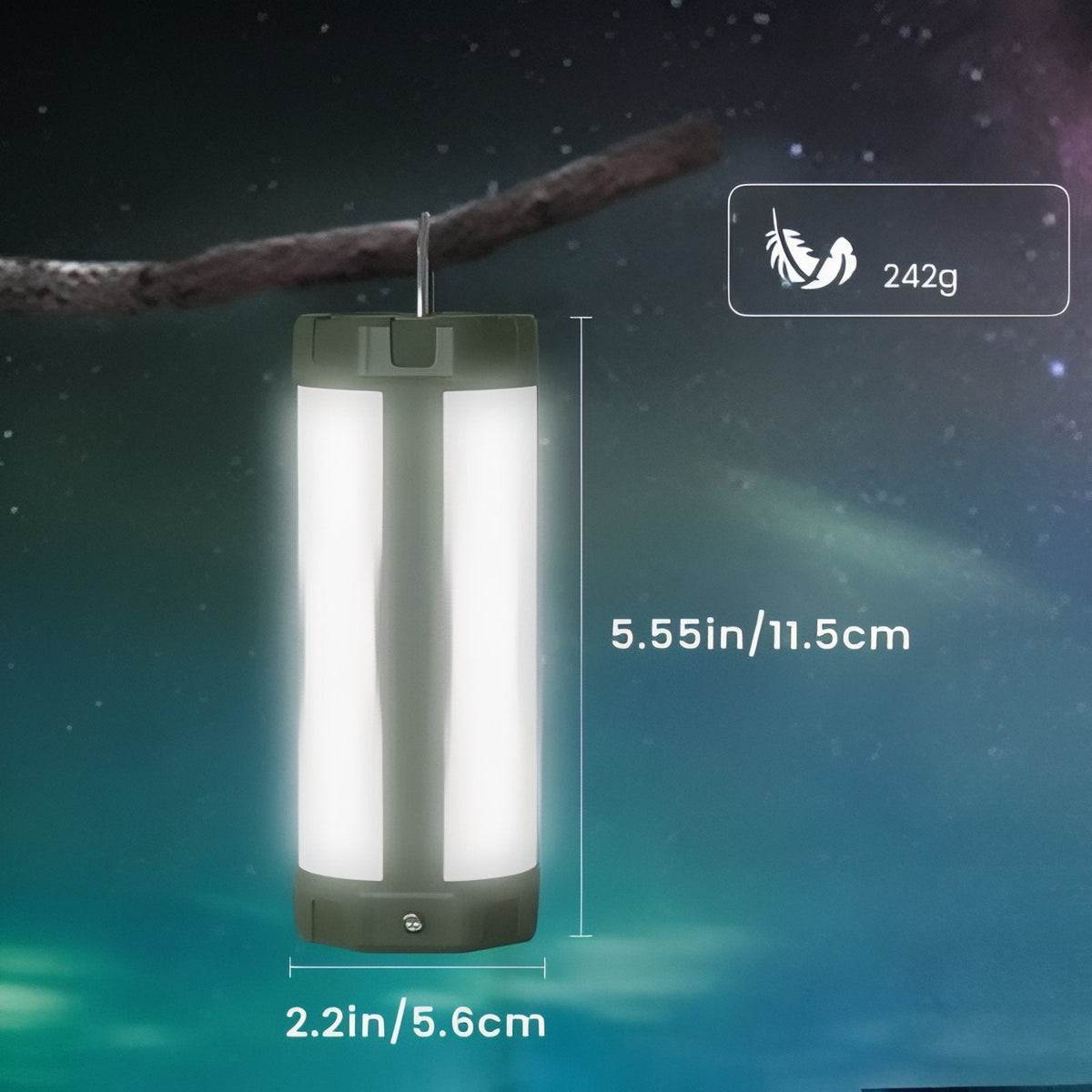 Lanterne Puissante Rechargeable 106 Leds — photo 3