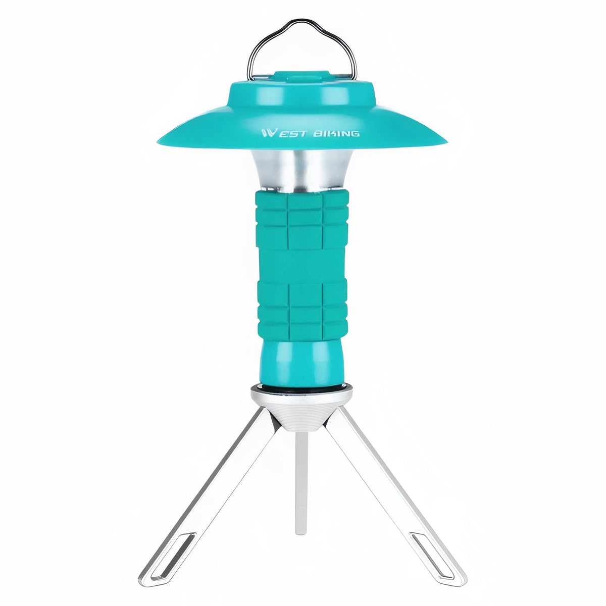 Lanterne Ultra Légère Randonnée turquoise et argent