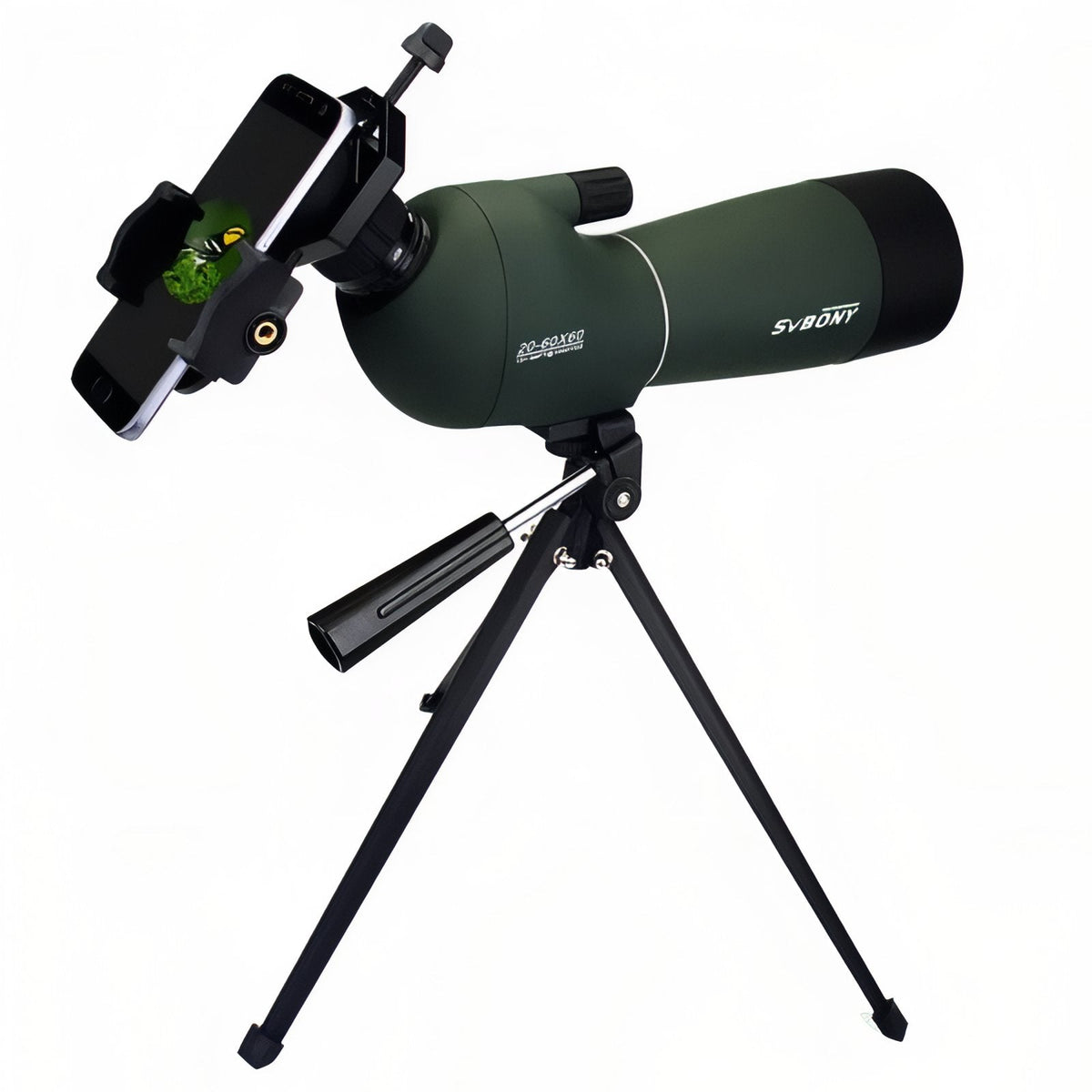 Longue Vue Randonnée vert 20-60x60 avec adaptateur