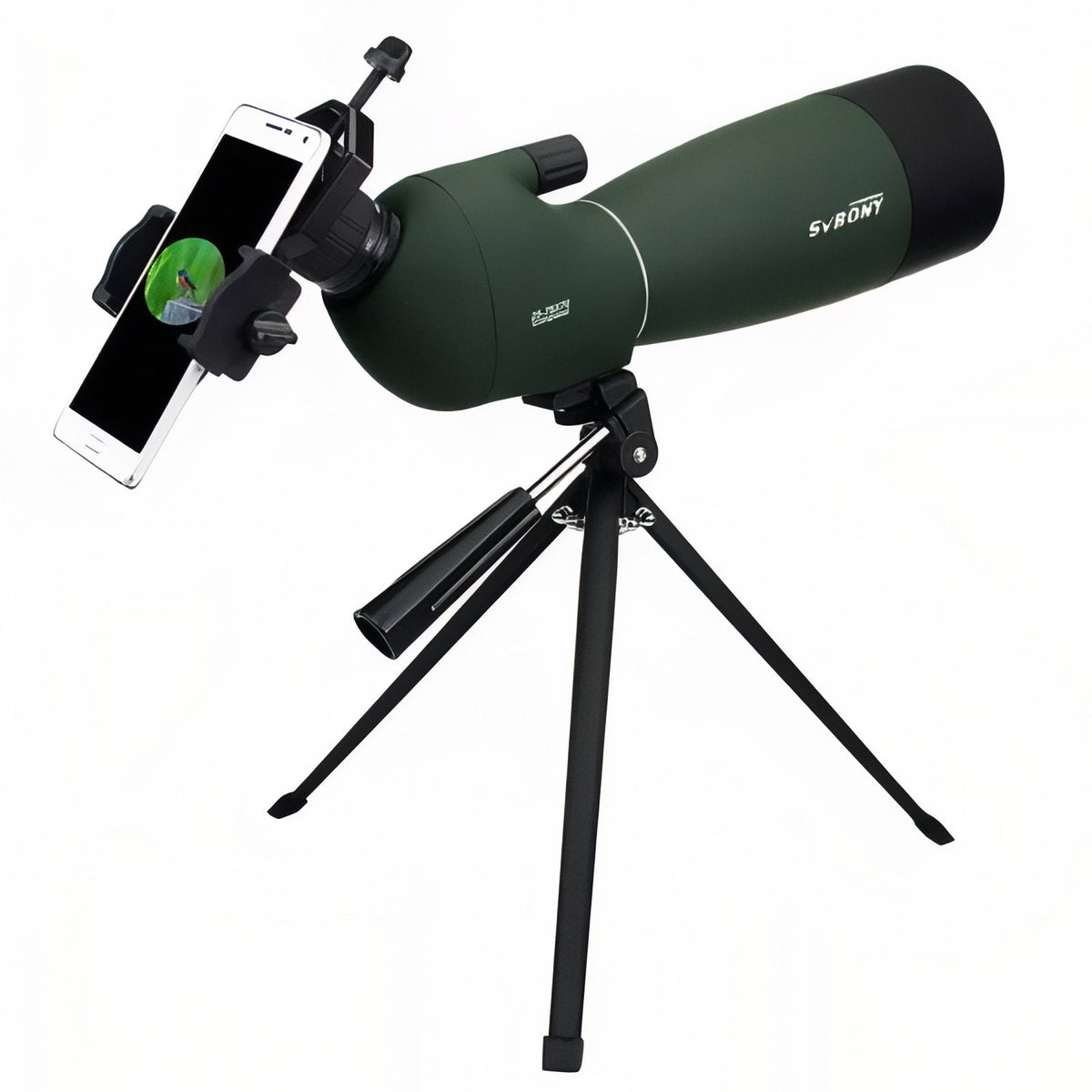 Longue Vue Randonnée vert 25-75x70 avec adaptateur