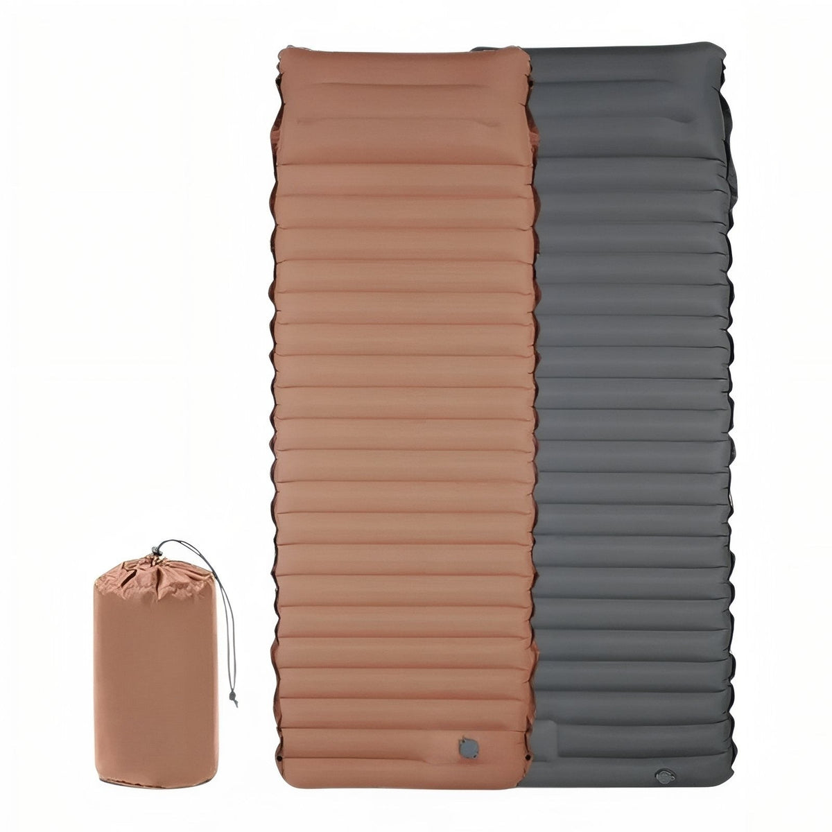 Matelas Camping Gonflable Confortable marron