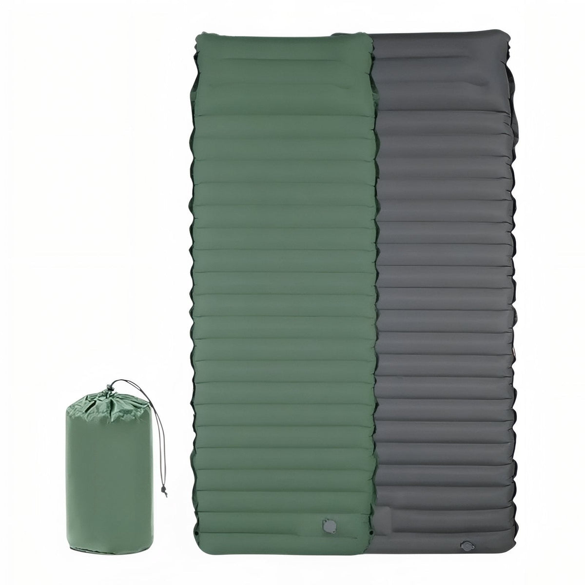Matelas Camping Gonflable Confortable vert foncé