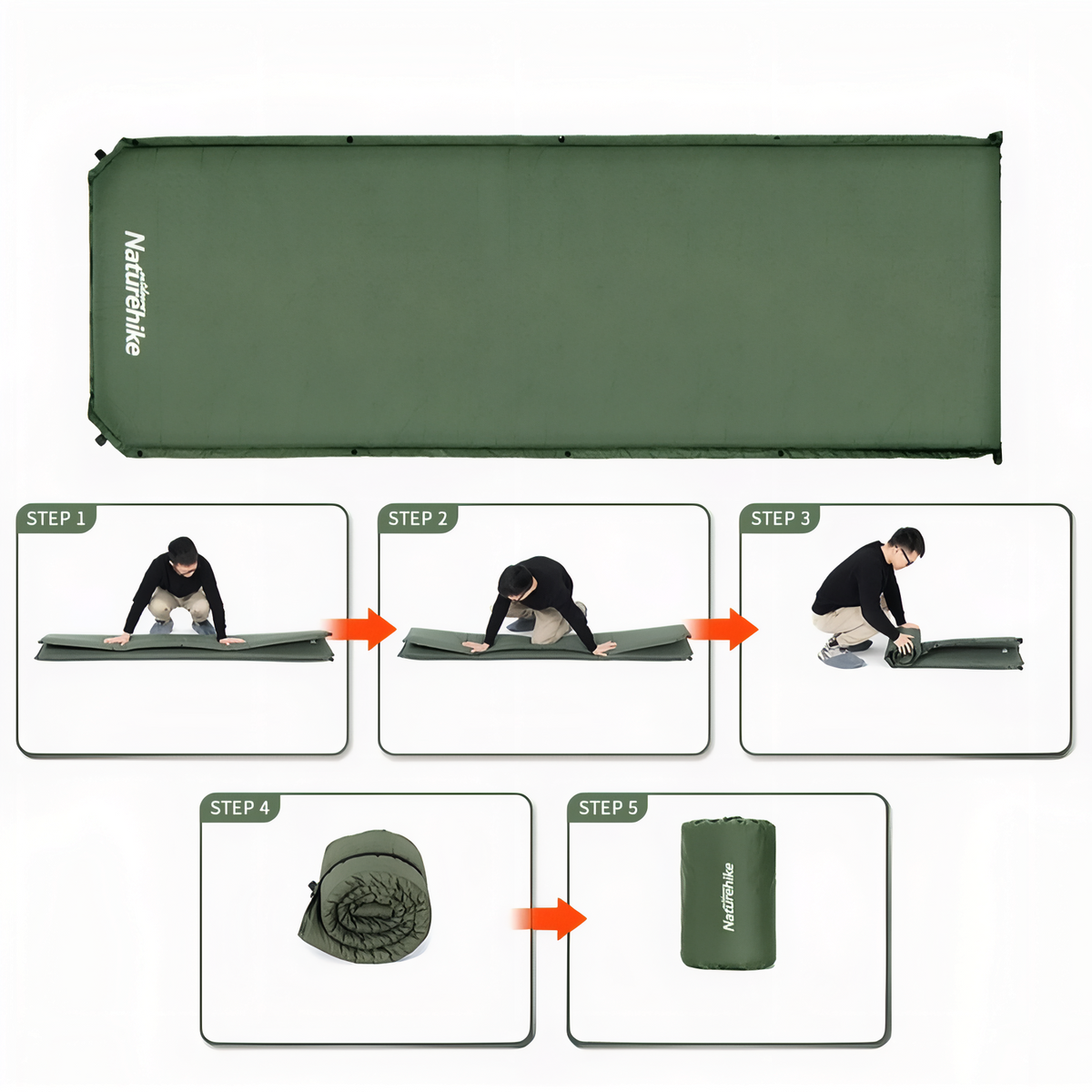 Matelas De Camping Autogonflant 1 Personne — photo 6