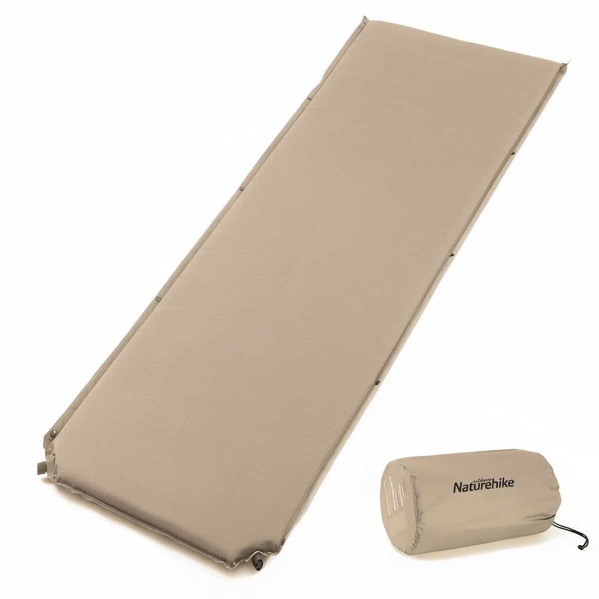 Matelas De Camping Autogonflant 1 Personne beige clair